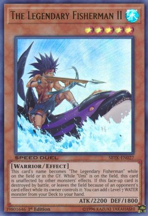 The Legendary Fisherman II (SBTK-EN027) - Speed Duel: Trials of the Kingdom 1st Edition Speed Duel: Trials of the Kingdom Yugioh Single  Squirtle Squad Card Shop.