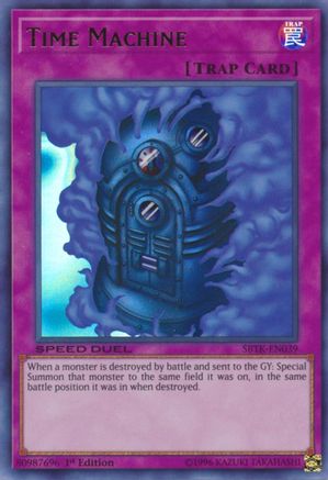 Time Machine (SBTK-EN039) - Speed Duel: Trials of the Kingdom 1st Edition Speed Duel: Trials of the Kingdom Yugioh Single  Squirtle Squad Card Shop.