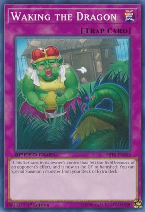 Waking the Dragon (SBTK-EN045) - Speed Duel: Trials of the Kingdom 1st Edition Speed Duel: Trials of the Kingdom Yugioh Single  Squirtle Squad Card Shop.