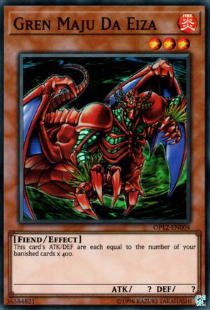Gren Maju Da Eiza (OP12-EN004) - OTS Tournament Pack 12 Unlimited OTS Tournament Pack 12 Yugioh Single  Squirtle Squad Card Shop.