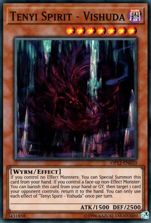 Tenyi Spirit - Vishuda (OP12-EN010) - OTS Tournament Pack 12 Unlimited OTS Tournament Pack 12 Yugioh Single  Squirtle Squad Card Shop.