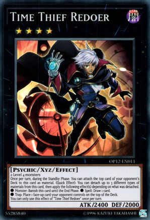 Time Thief Redoer (OP12-EN011) - OTS Tournament Pack 12 Unlimited OTS Tournament Pack 12 Yugioh Single  Squirtle Squad Card Shop.