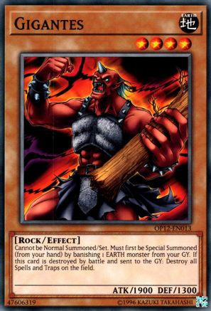 Gigantes (OP12-EN013) - OTS Tournament Pack 12 Unlimited OTS Tournament Pack 12 Yugioh Single  Squirtle Squad Card Shop.