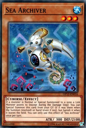Sea Archiver (OP12-EN016) - OTS Tournament Pack 12 Unlimited OTS Tournament Pack 12 Yugioh Single  Squirtle Squad Card Shop.