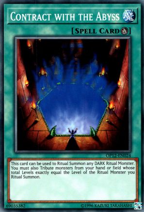 Contract with the Abyss (OP12-EN024) - OTS Tournament Pack 12 Unlimited OTS Tournament Pack 12 Yugioh Single  Squirtle Squad Card Shop.
