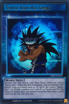 Terror from the Deep! (SBTK-ENSP0) - Speed Duel: Trials of the Kingdom Limited Speed Duel: Trials of the Kingdom Yugioh Single  Squirtle Squad Card Shop.