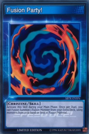 Fusion Party! (SBTK-ENSP6) - Speed Duel: Trials of the Kingdom Limited Speed Duel: Trials of the Kingdom Yugioh Single  Squirtle Squad Card Shop.
