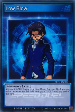 Low Blow (SBTK-ENSP8) - Speed Duel: Trials of the Kingdom Limited Speed Duel: Trials of the Kingdom Yugioh Single  Squirtle Squad Card Shop.