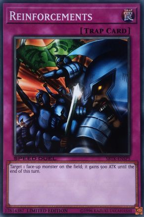 Reinforcements (SBTK-ENSP5) - Speed Duel: Trials of the Kingdom Limited Speed Duel: Trials of the Kingdom Yugioh Single  Squirtle Squad Card Shop.