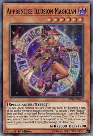 Apprentice Illusion Magician (LED6-EN007) - Legendary Duelists: Magical Hero Unlimited Legendary Duelists: Magical Hero Yugioh Single  Squirtle Squad Card Shop.