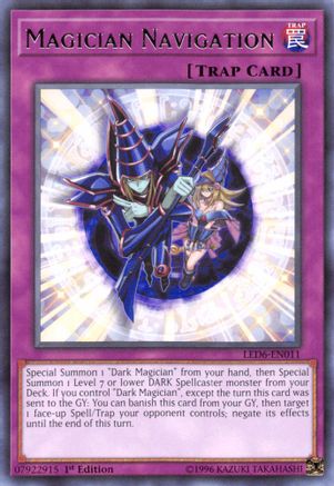 Magician Navigation (LED6-EN011) - Legendary Duelists: Magical Hero 1st Edition Legendary Duelists: Magical Hero Yugioh Single  Squirtle Squad Card Shop.