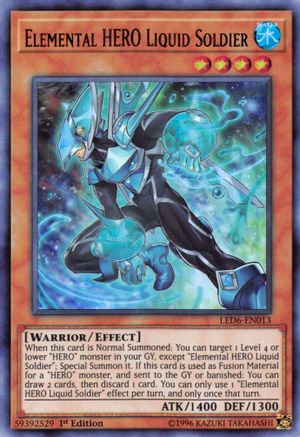 Elemental HERO Liquid Soldier (LED6-EN013) - Legendary Duelists: Magical Hero 1st Edition Legendary Duelists: Magical Hero Yugioh Single  Squirtle Squad Card Shop.