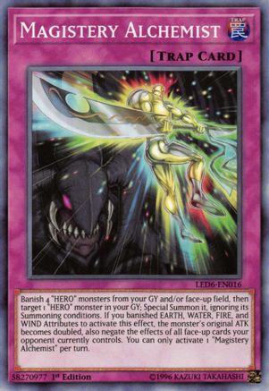 Magistery Alchemist (LED6-EN016) - Legendary Duelists: Magical Hero Unlimited Legendary Duelists: Magical Hero Yugioh Single  Squirtle Squad Card Shop.