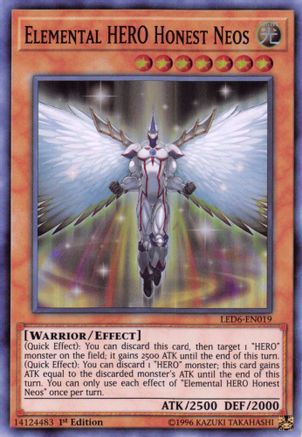 Elemental HERO Honest Neos (LED6-EN019) - Legendary Duelists: Magical Hero 1st Edition Legendary Duelists: Magical Hero Yugioh Single  Squirtle Squad Card Shop.
