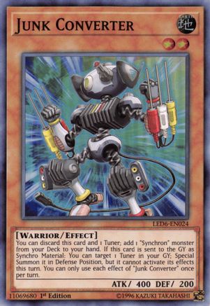 Junk Converter (LED6-EN024) - Legendary Duelists: Magical Hero Unlimited Legendary Duelists: Magical Hero Yugioh Single  Squirtle Squad Card Shop.