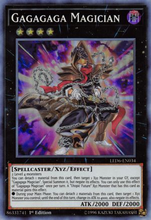 Gagagaga Magician (LED6-EN034) - Legendary Duelists: Magical Hero 1st Edition Legendary Duelists: Magical Hero Yugioh Single  Squirtle Squad Card Shop.