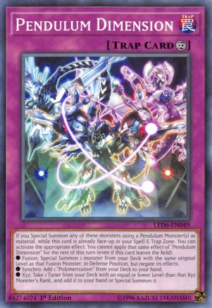 Pendulum Dimension (LED6-EN049) - Legendary Duelists: Magical Hero Unlimited Legendary Duelists: Magical Hero Yugioh Single  Squirtle Squad Card Shop.