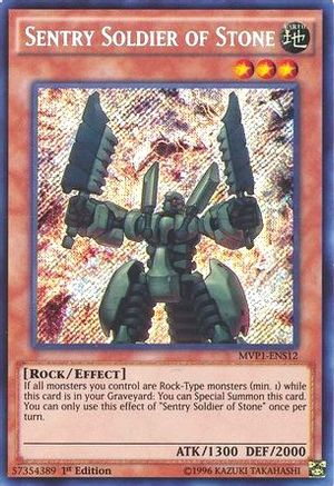 Sentry Soldier of Stone (MVP1-ENS12) - The Dark Side of Dimensions Movie Pack: Secret Edition 1st Edition The Dark Side of Dimensions Movie Pack: Secret Edition Yugioh Single  Squirtle Squad Card Shop.