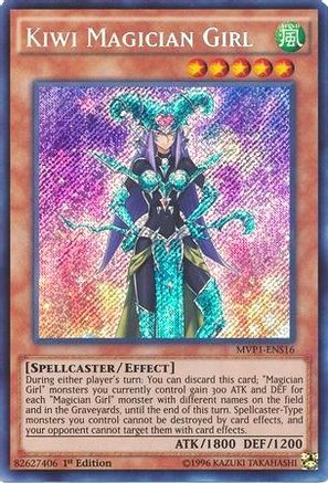 Kiwi Magician Girl (MVP1-ENS16) - The Dark Side of Dimensions Movie Pack: Secret Edition 1st Edition The Dark Side of Dimensions Movie Pack: Secret Edition Yugioh Single  Squirtle Squad Card Shop.
