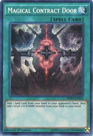 Magical Contract Door (MVP1-ENS20) - The Dark Side of Dimensions Movie Pack: Secret Edition 1st Edition The Dark Side of Dimensions Movie Pack: Secret Edition Yugioh Single  Squirtle Squad Card Shop.