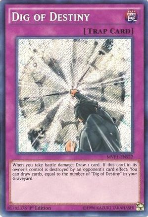 Dig of Destiny (MVP1-ENS22) - The Dark Side of Dimensions Movie Pack: Secret Edition 1st Edition The Dark Side of Dimensions Movie Pack: Secret Edition Yugioh Single  Squirtle Squad Card Shop.