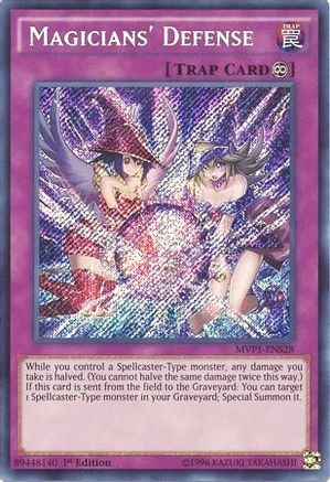 Magicians' Defense (MVP1-ENS28) - The Dark Side of Dimensions Movie Pack: Secret Edition 1st Edition The Dark Side of Dimensions Movie Pack: Secret Edition Yugioh Single  Squirtle Squad Card Shop.