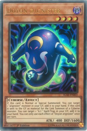 Doyon @Ignister (IGAS-EN003) - Ignition Assault 1st Edition Ignition Assault Yugioh Single  Squirtle Squad Card Shop.