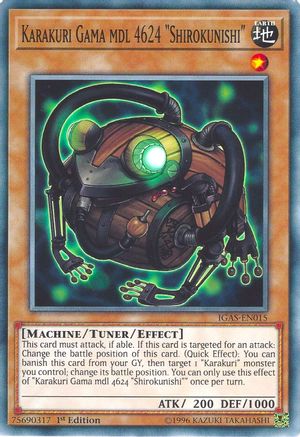 Karakuri Gama mdl 4624 "Shirokunishi" (IGAS-EN015) - Ignition Assault Unlimited Ignition Assault Yugioh Single  Squirtle Squad Card Shop.