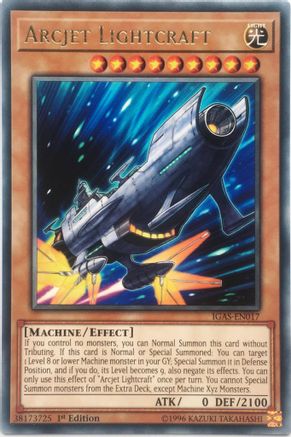 Arcjet Lightcraft (IGAS-EN017) - Ignition Assault Unlimited Ignition Assault Yugioh Single  Squirtle Squad Card Shop.