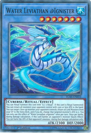 Water Leviathan @Ignister (IGAS-EN034) - Ignition Assault Unlimited Ignition Assault Yugioh Single  Squirtle Squad Card Shop.