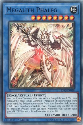 Megalith Phaleg (IGAS-EN038) - Ignition Assault 1st Edition Ignition Assault Yugioh Single  Squirtle Squad Card Shop.