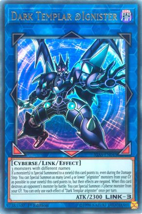 Dark Templar @Ignister (IGAS-EN045) - Ignition Assault 1st Edition Ignition Assault Yugioh Single  Squirtle Squad Card Shop.