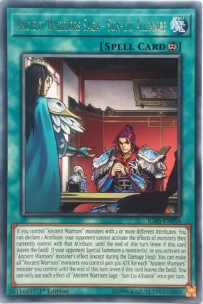 Ancient Warriors Saga - Sun-Liu Alliance (IGAS-EN056) - Ignition Assault 1st Edition Ignition Assault Yugioh Single  Squirtle Squad Card Shop.