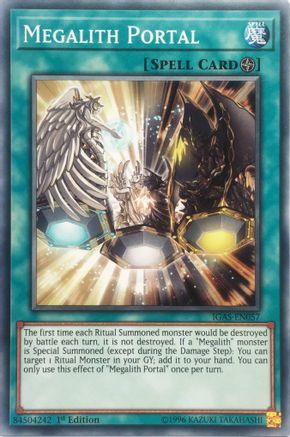 Megalith Portal (IGAS-EN057) - Ignition Assault Unlimited Ignition Assault Yugioh Single  Squirtle Squad Card Shop.