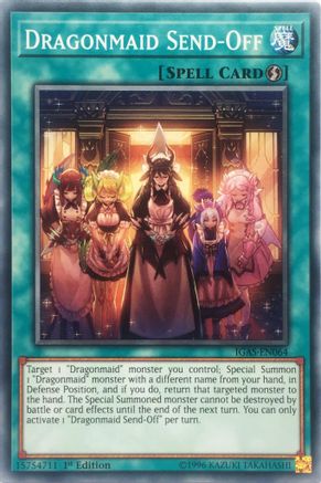 Dragonmaid Send-Off (IGAS-EN064) - Ignition Assault Unlimited Ignition Assault Yugioh Single  Squirtle Squad Card Shop.