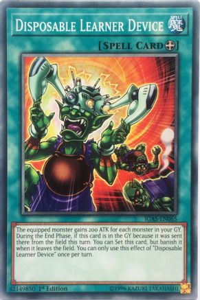 Disposable Learner Device (IGAS-EN065) - Ignition Assault 1st Edition Ignition Assault Yugioh Single  Squirtle Squad Card Shop.