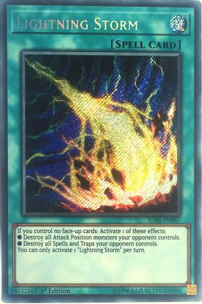 Lightning Storm (IGAS-EN067) - Ignition Assault Unlimited Ignition Assault Yugioh Single  Squirtle Squad Card Shop.