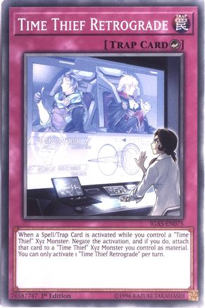 Time Thief Retrograde (IGAS-EN075) - Ignition Assault Unlimited Ignition Assault Yugioh Single  Squirtle Squad Card Shop.