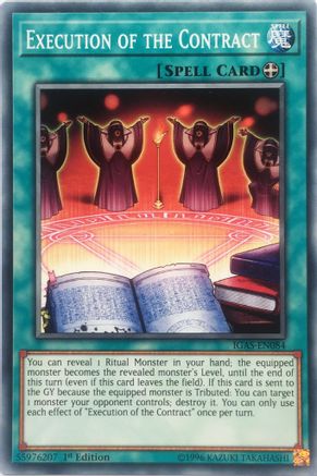 Execution of the Contract (IGAS-EN084) - Ignition Assault Unlimited Ignition Assault Yugioh Single  Squirtle Squad Card Shop.