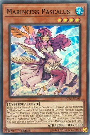 Marincess Pascalus (IGAS-EN093) - Ignition Assault 1st Edition Ignition Assault Yugioh Single  Squirtle Squad Card Shop.