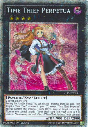 Time Thief Perpetua (Starlight Rare) (IGAS-EN094) - Ignition Assault 1st Edition Ignition Assault Yugioh Single  Squirtle Squad Card Shop.