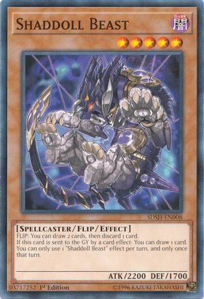 Shaddoll Beast (SDSH-EN008) - Structure Deck: Shaddoll Showdown 1st Edition Structure Deck: Shaddoll Showdown Yugioh Single  Squirtle Squad Card Shop.