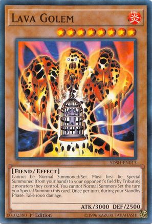 Lava Golem (SDSH-EN013) - Structure Deck: Shaddoll Showdown 1st Edition Structure Deck: Shaddoll Showdown Yugioh Single  Squirtle Squad Card Shop.
