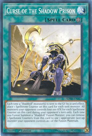 Curse of the Shadow Prison (SDSH-EN023) - Structure Deck: Shaddoll Showdown 1st Edition Structure Deck: Shaddoll Showdown Yugioh Single  Squirtle Squad Card Shop.