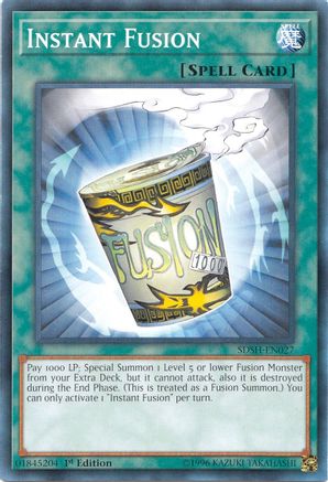Instant Fusion (SDSH-EN027) - Structure Deck: Shaddoll Showdown Unlimited Structure Deck: Shaddoll Showdown Yugioh Single  Squirtle Squad Card Shop.