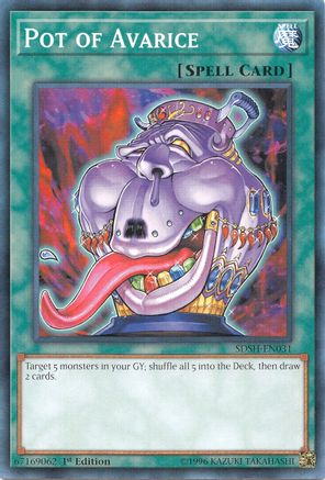 Pot of Avarice (SDSH-EN031) - Structure Deck: Shaddoll Showdown Unlimited Structure Deck: Shaddoll Showdown Yugioh Single  Squirtle Squad Card Shop.