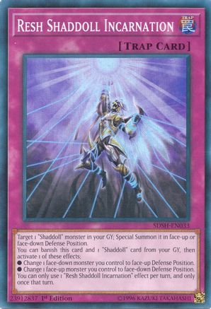 Resh Shaddoll Incarnation (SDSH-EN033) - Structure Deck: Shaddoll Showdown 1st Edition Structure Deck: Shaddoll Showdown Yugioh Single  Squirtle Squad Card Shop.