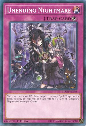 Unending Nightmare (SDSH-EN038) - Structure Deck: Shaddoll Showdown 1st Edition Structure Deck: Shaddoll Showdown Yugioh Single  Squirtle Squad Card Shop.