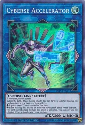 Cyberse Accelerator (IGAS-ENSE1) - Ignition Assault Limited Ignition Assault Yugioh Single  Squirtle Squad Card Shop.