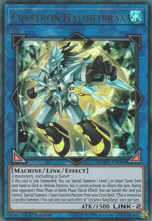 Crystron Halqifibrax (DUOV-EN001) - Duel Overload 1st Edition Duel Overload Yugioh Single  Squirtle Squad Card Shop.